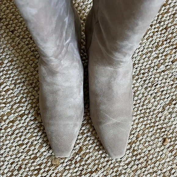 Steve Madden Taupe Heeled Boots - Picture 8 of 13